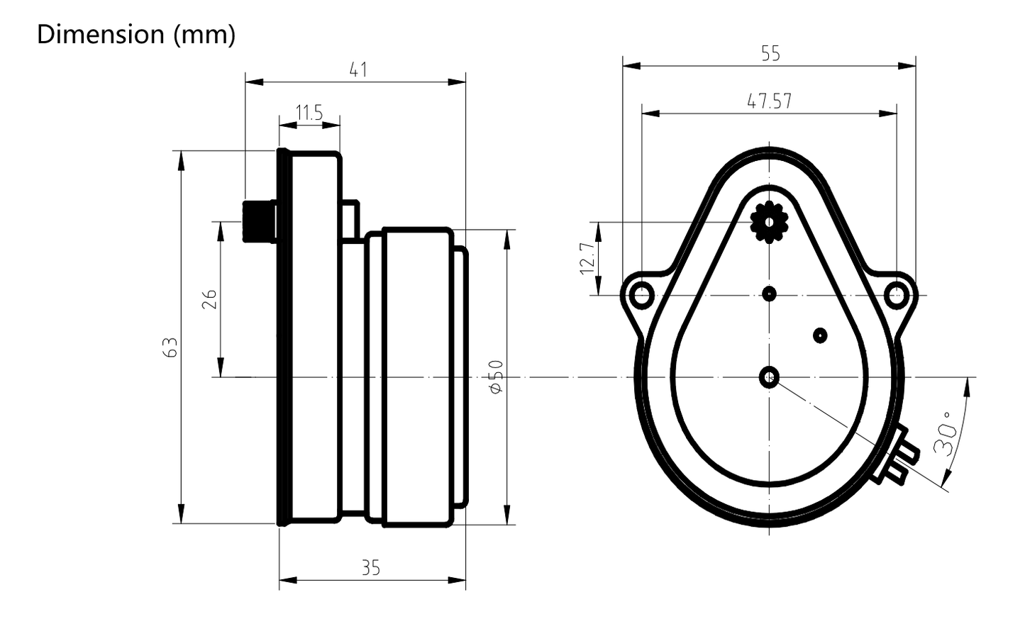 Valemo Synchronmotor-Ersatz für Zonenventile 230 VAC/50 Hz 4 U/min